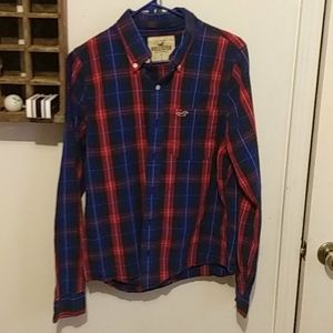 Hollister button up long sleeve shirt.